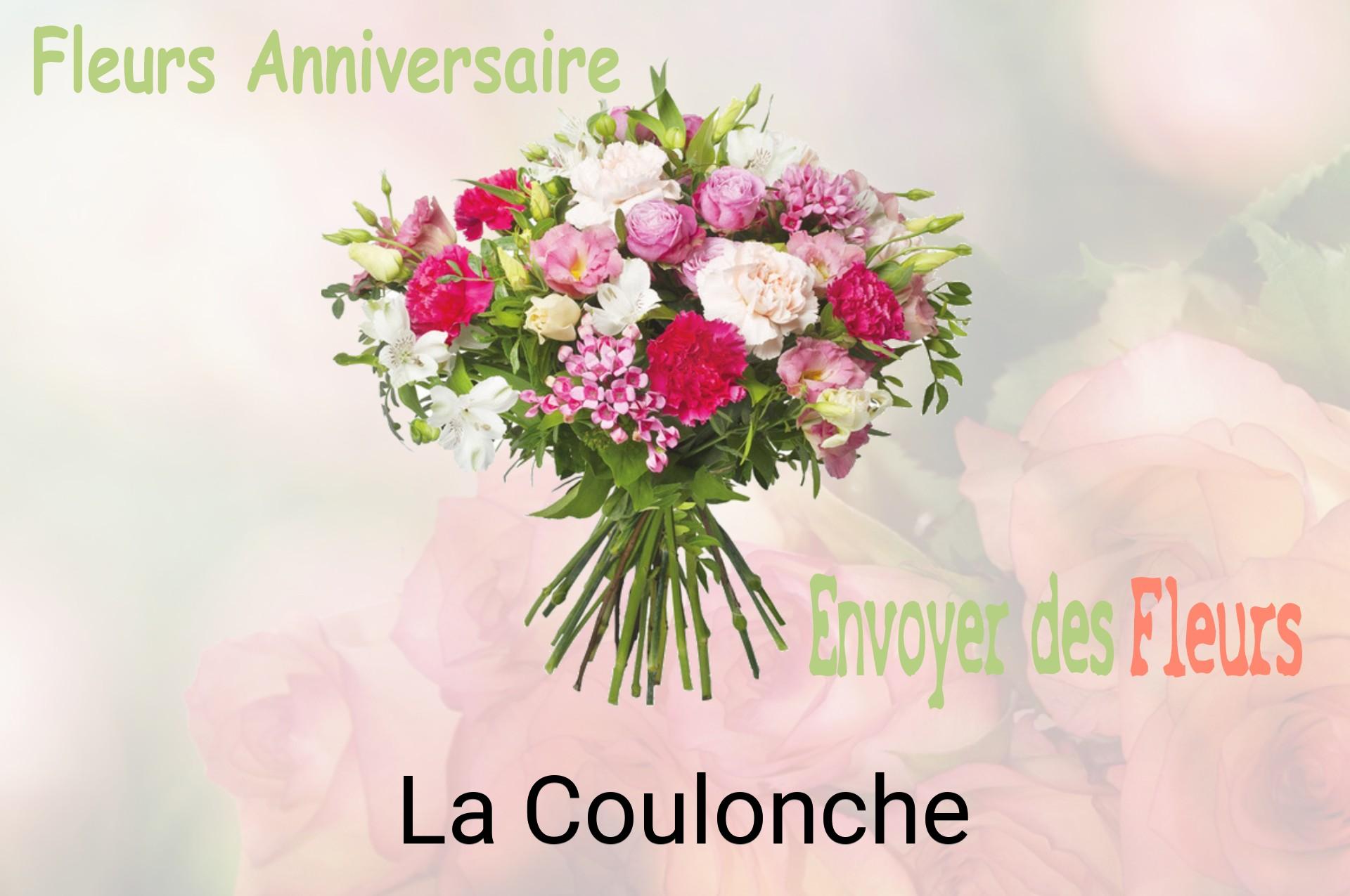 Bouquet de fleurs d’anniversaire livré à La Coulonche