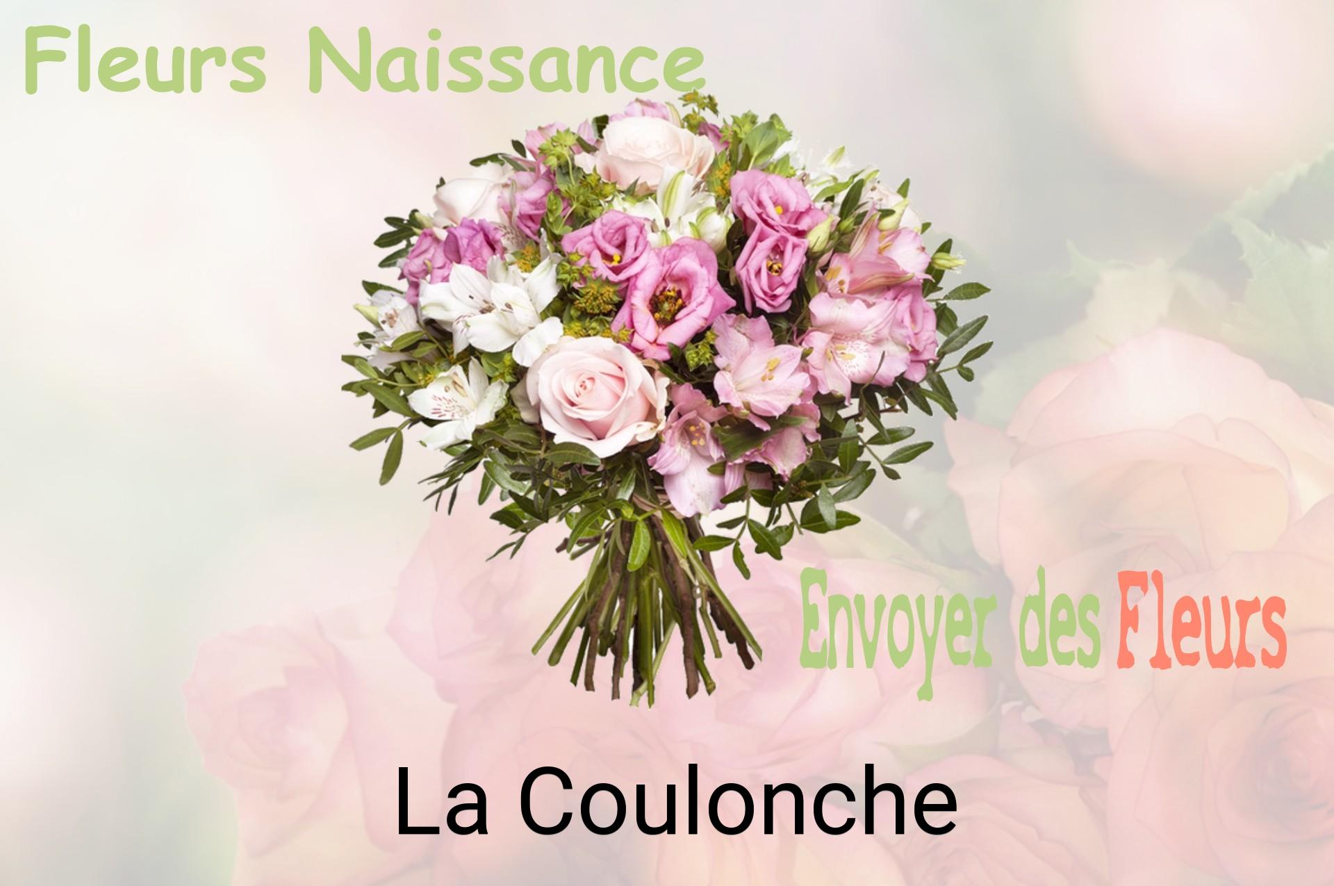Bouquet de fleurs de naissance livré à La Coulonche